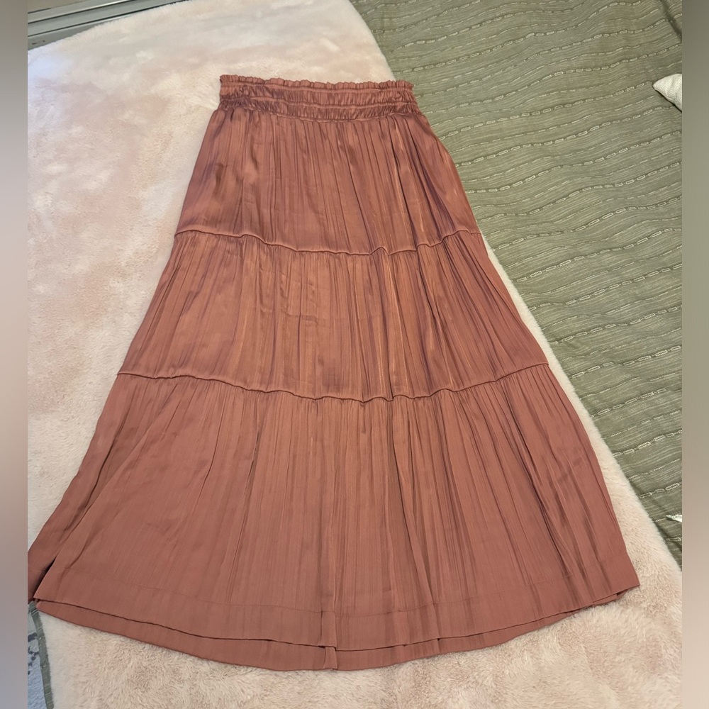 Dusty rose skirt